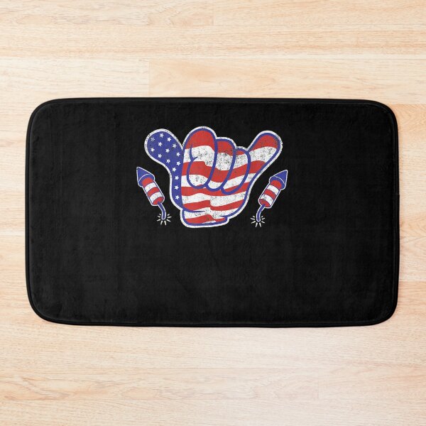 Item preview, Fun 4th Of July Shaka Hand American Flag Distressed Graphic  designed and sold by tashiav.