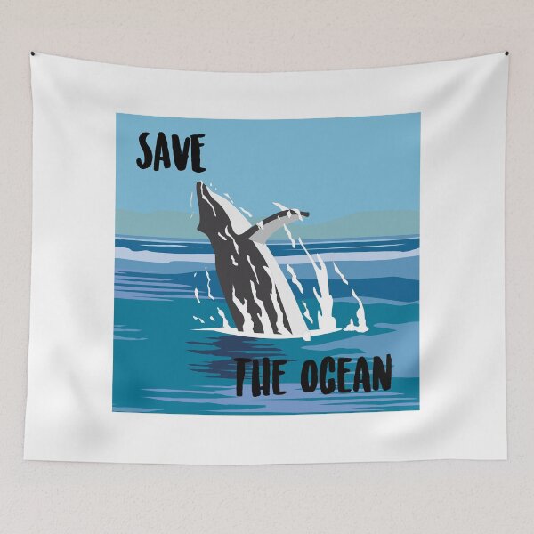 Item preview, Save The Ocean - Whale designed and sold by Clarapra.