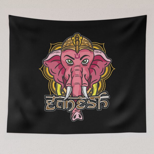 Item preview, Ganesha Indian Hindu God Elephant for Hindus designed and sold by Moonpie90.