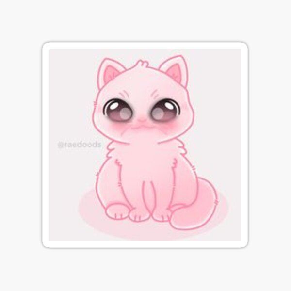 Item preview, pink cat designed and sold by raedoods.