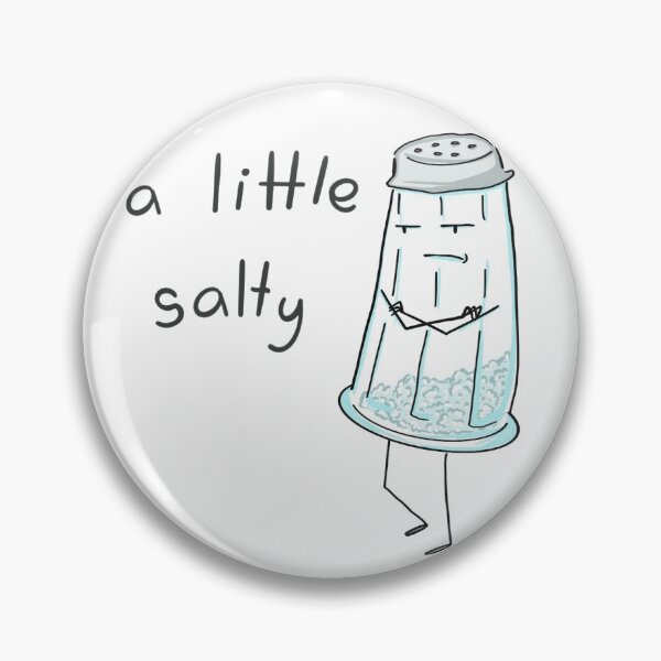 Item preview, A little salty funny salt shaker design designed and sold by Halcart.