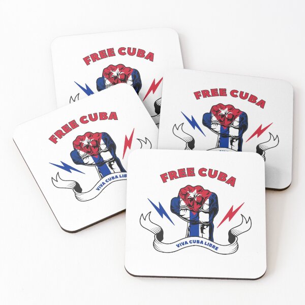 Aperçu de l'œuvre viva cuba libre cadeau drapeau vintage de cuba libre créée et vendue par alfa-rouk.