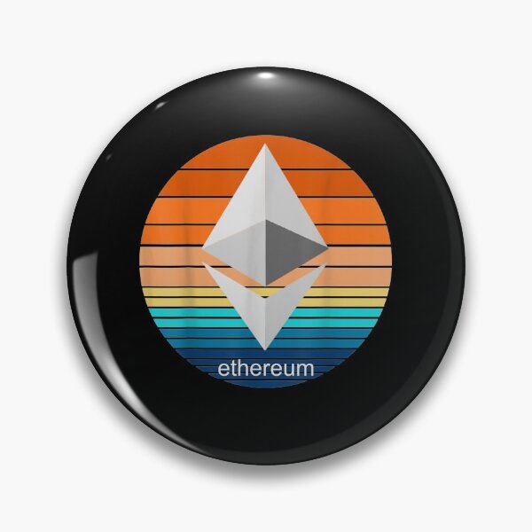 Item preview, Cryptocurrency Ether Blockchain Etereum Retro Sunset  designed and sold by tashiav.