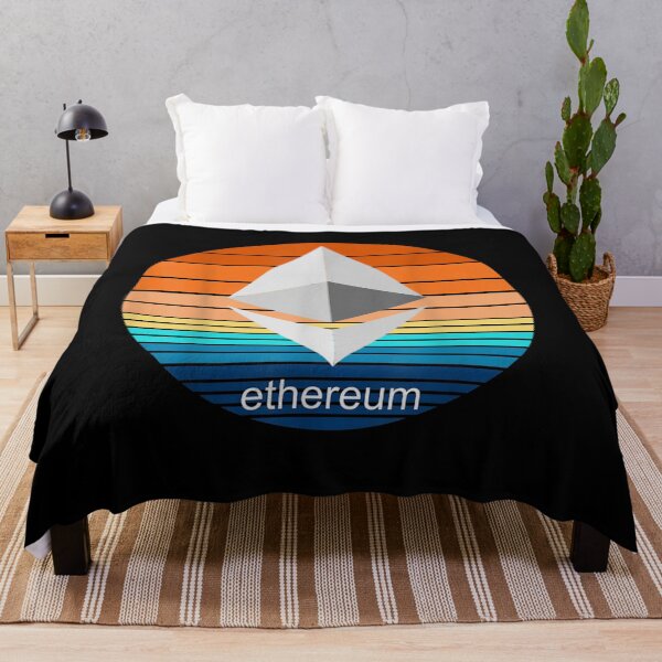 Item preview, Cryptocurrency Ether Blockchain Etereum Retro Sunset  designed and sold by tashiav.