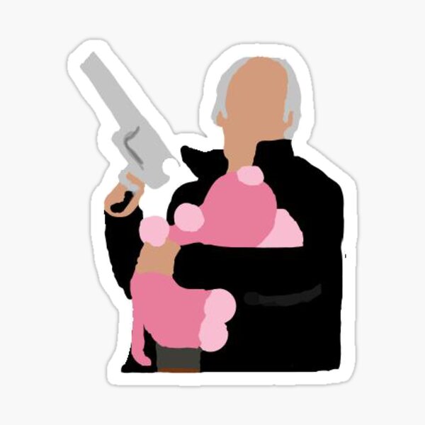 John Malkovich RED Fan Art Sticker