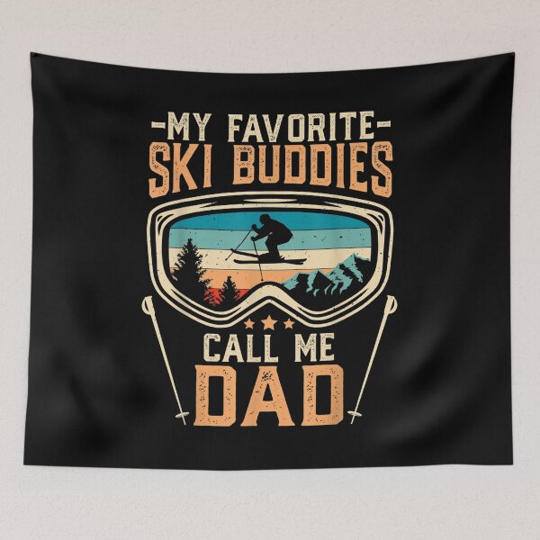 Item preview, Mens Skiing My Favorite Ski Buddies Call Me Dad  designed and sold by tashiav.