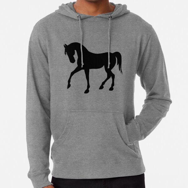 Horse Prancing in Sunset Sweatshirt Animal Wildlife Mare Stallion Sweater 