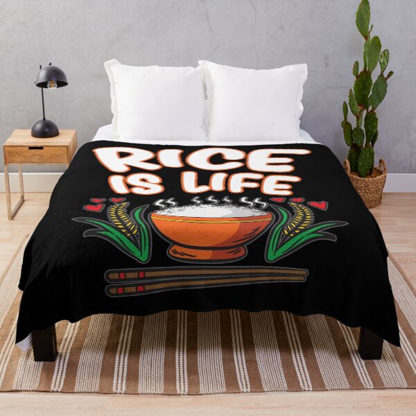 Item preview, Rice Is Life Indian Chinese Filipino Humor designed and sold by Moonpie90.