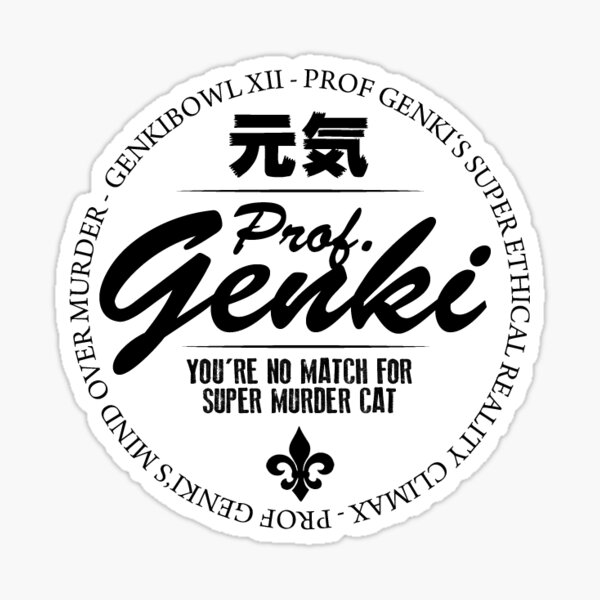 Professor Genki Sticker