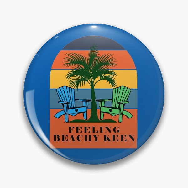 Item preview, Feeling Beachy Keen - Beach Chairs Palm Tree Blue BG designed and sold by KeysTreasures.