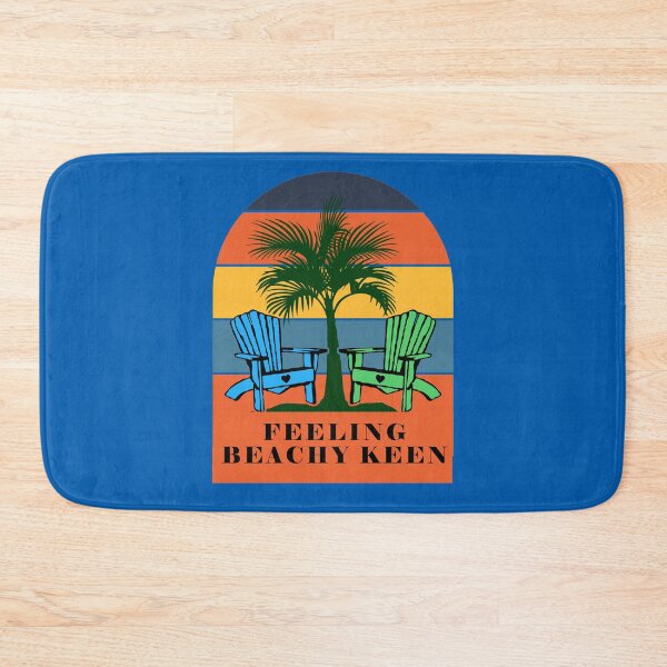 Item preview, Feeling Beachy Keen - Beach Chairs Palm Tree Blue BG designed and sold by KeysTreasures.
