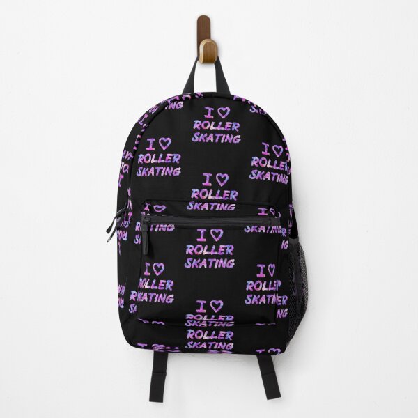 Item preview, Sparkly Purple and Pink I Love Roller Skating designed and sold by Mochi-Merch.