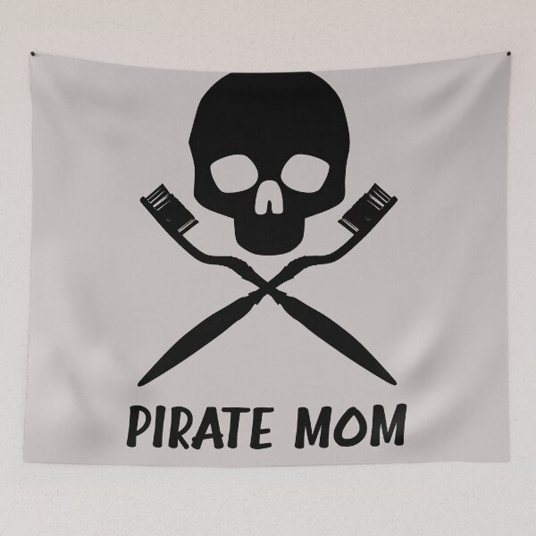 Item preview, Pirate Mom Custome Toothbrush - Mom designed and sold by birdo-art.