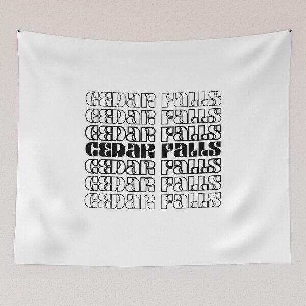 Item preview, CEDAR FALLS retro thank you bag design designed and sold by ashcmille.