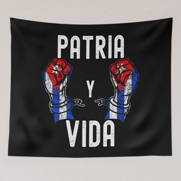Item preview, patria y vida viva cuba libre designed and sold by Jungleboy815.