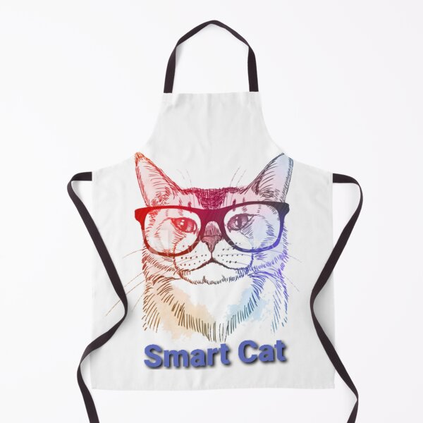 Item preview, Smart Cat wearing glasses designed and sold by slashrose4ever.