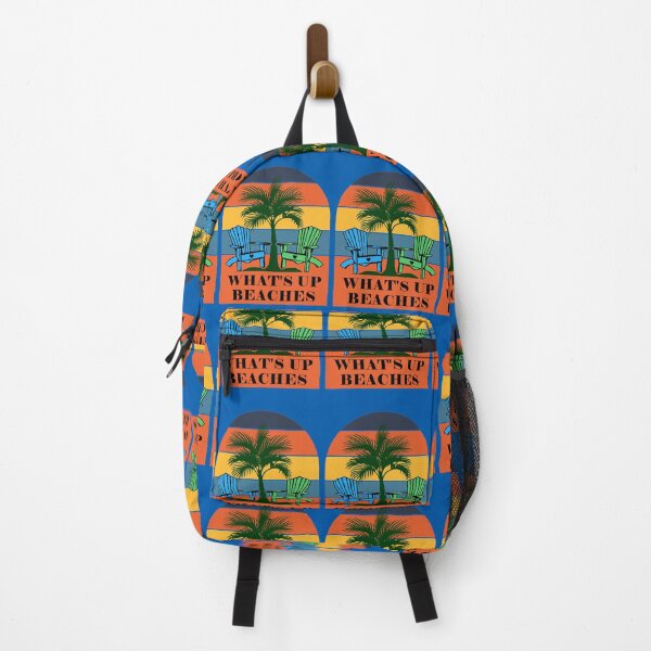 Item preview, Whats Up Beaches - Beach Chairs Palm Tree Blue BG designed and sold by KeysTreasures.