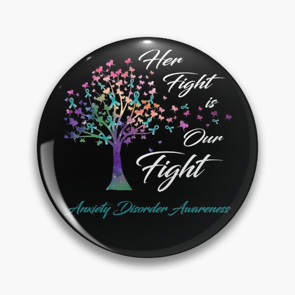 Item preview, Her Fight Is Our Fight Anxiety Disorder Awareness designed and sold by Gillosina.