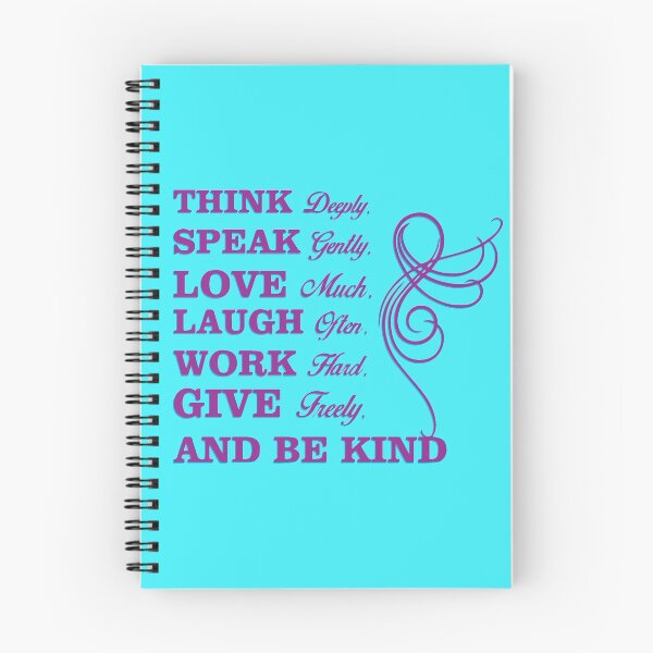 Item preview, Think, Speak, Love, Laugh, Work, Give, and Be Kind designed and sold by Warrior Veteran Clothing.