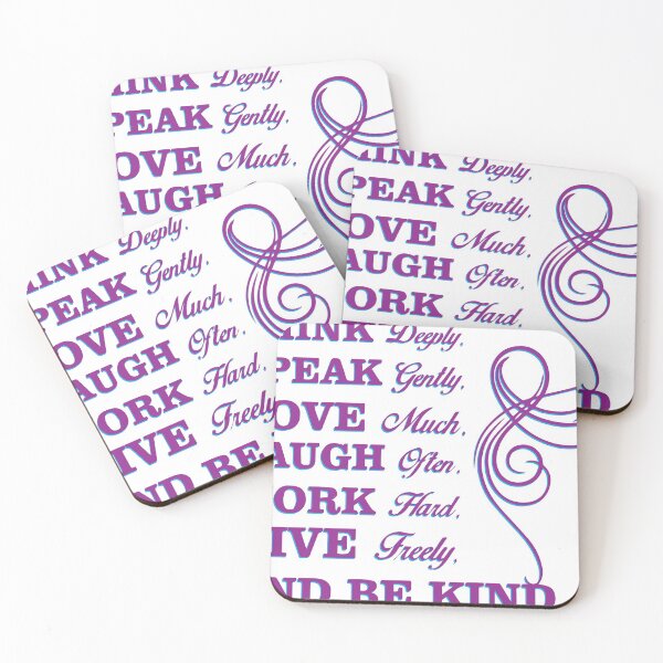 Item preview, Think, Speak, Love, Laugh, Work, Give, and Be Kind designed and sold by Warrior Veteran Clothing.