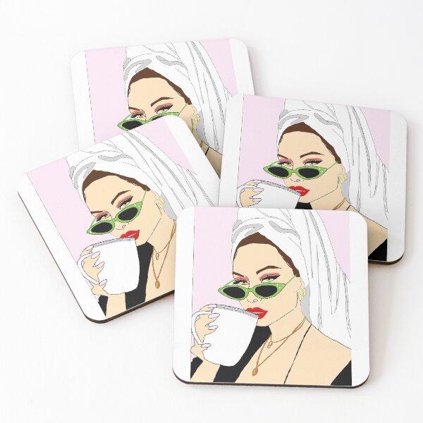 Item preview, Elegant woman with towel head drape designed and sold by Elliquaa.