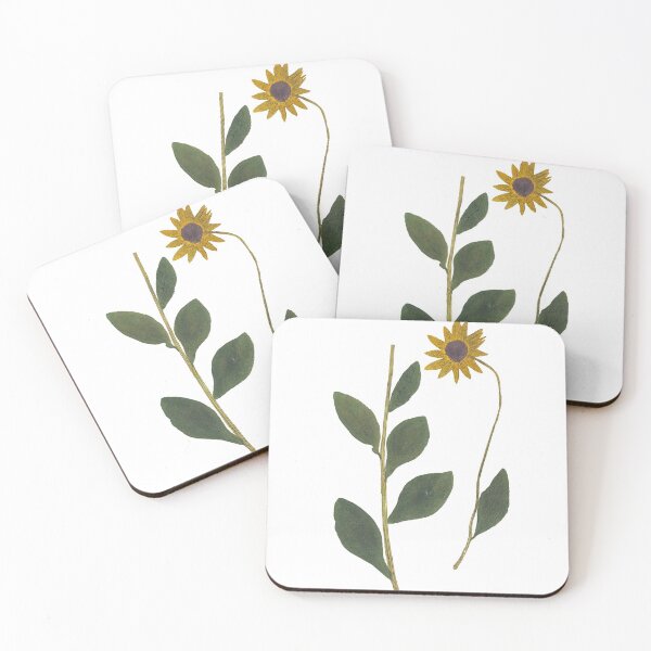 Item preview, Rudbeckia - Vintage hand-colored nature print from 1758 designed and sold by AuraSisters.