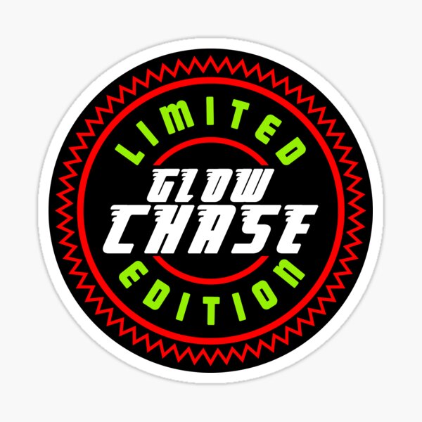 Limited Edition Glow Chase Sticker for Sale by ComptonSwapmeet