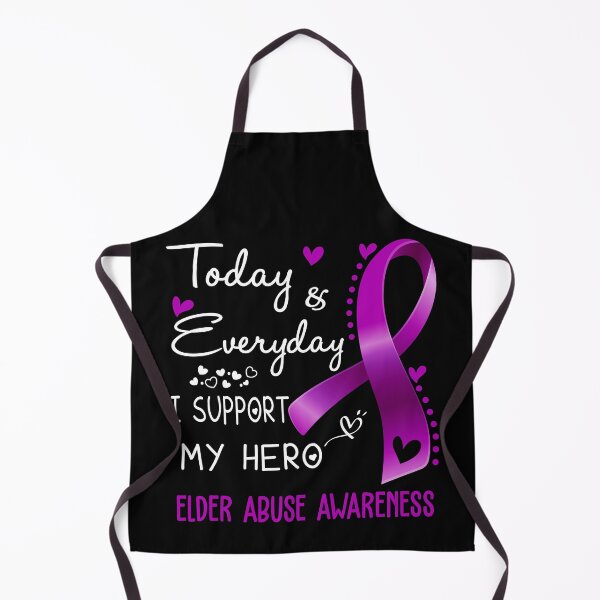 Item preview, Today And Everyday I Support My Hero Elder Abuse Awareness Warrior Gifts designed and sold by hvoid41.