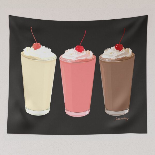 Item preview, Milkshake Foodies  designed and sold by smoochugs.