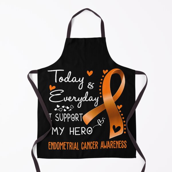 Item preview, Today And Everyday I Support My Hero Endometrial Cancer Awareness Warrior Gifts designed and sold by hvoid41.