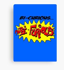 Scott Pilgrim VS The World - Bi- Curious...I'm Bi- Furious Canvas Print