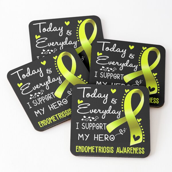Item preview, Today And Everyday I Support My Hero Endometriosis Awareness Warrior Gifts designed and sold by hvoid41.