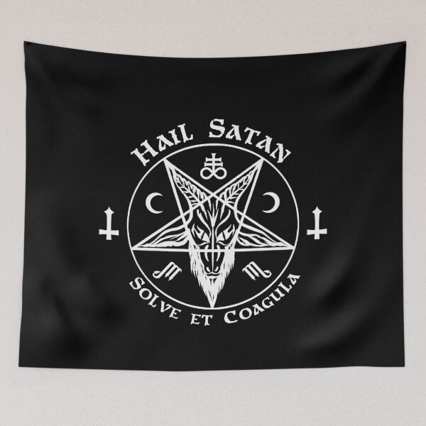 Item preview, Hail Satan Baphomet Pentagram designed and sold by Kolsab.