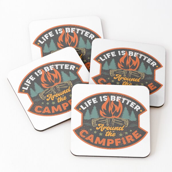 Item preview, LIFE is Better Around the CAMPFIRE designed and sold by Jandsgraphics.