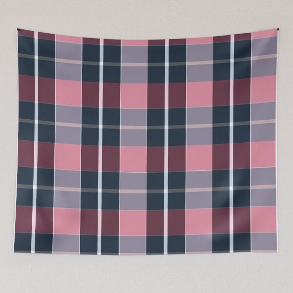 Item preview, Classic Pink Navy White Plaid designed and sold by PSCSCo.
