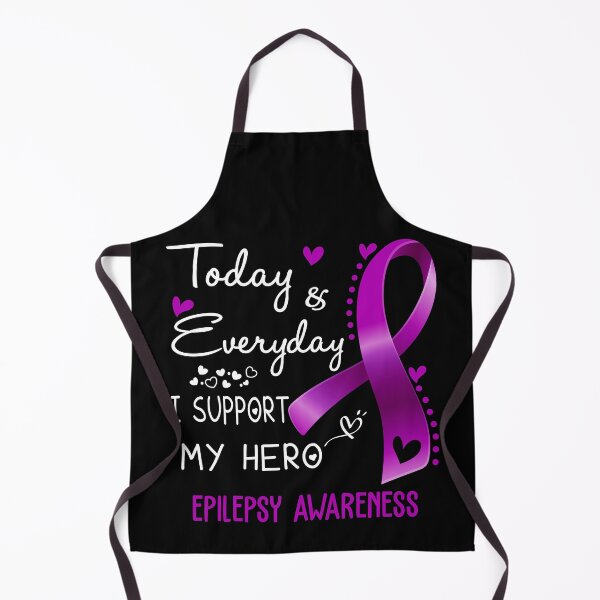 Item preview, Today And Everyday I Support My Hero Epilepsy Awareness Warrior Gifts designed and sold by hvoid41.
