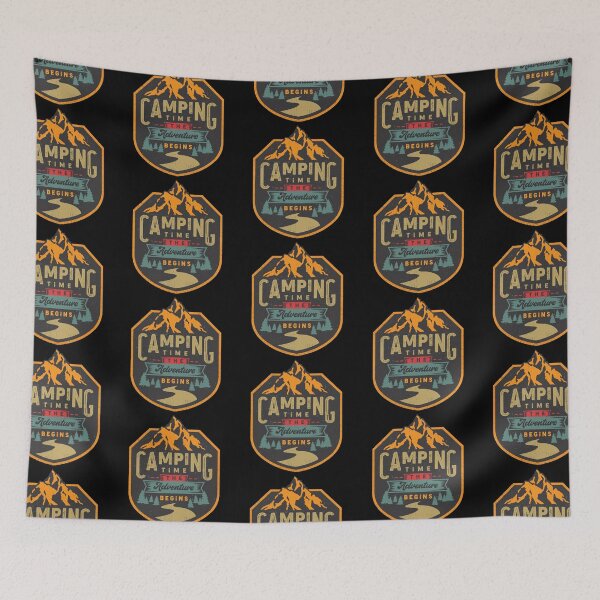 Item preview, CAMPING TIME The Adventure Begins designed and sold by Jandsgraphics.