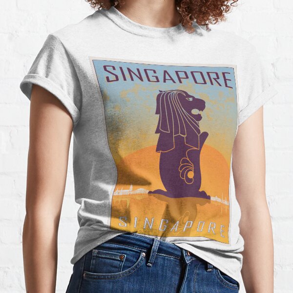 Singapore vintage poster Classic T-Shirt
