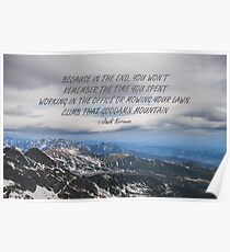 Climb that goddamn mountain 3 Poster