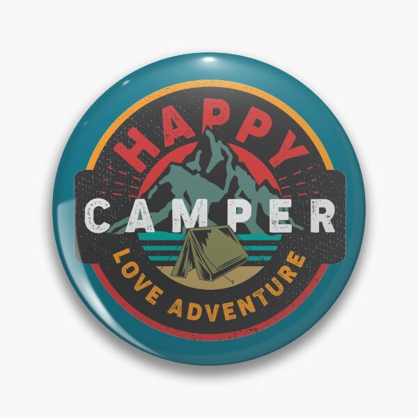 Item preview, HAPPY CAMPER Love Adventure designed and sold by Jandsgraphics.