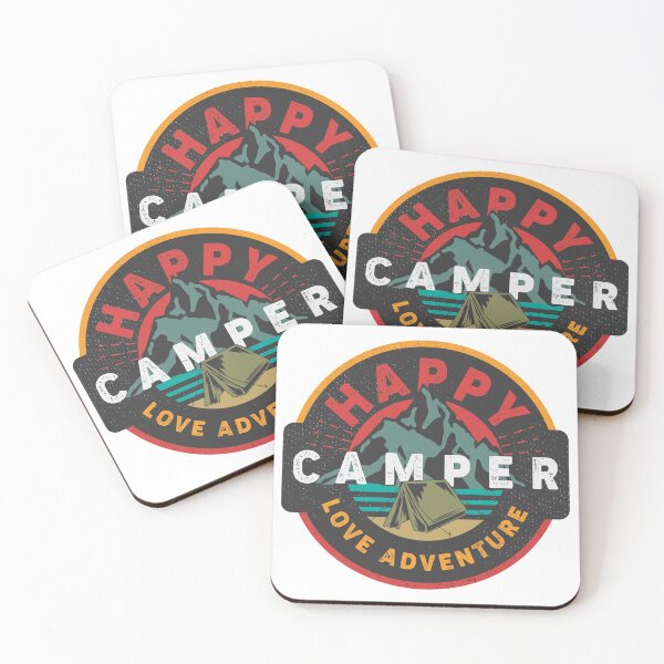 Item preview, HAPPY CAMPER Love Adventure designed and sold by Jandsgraphics.