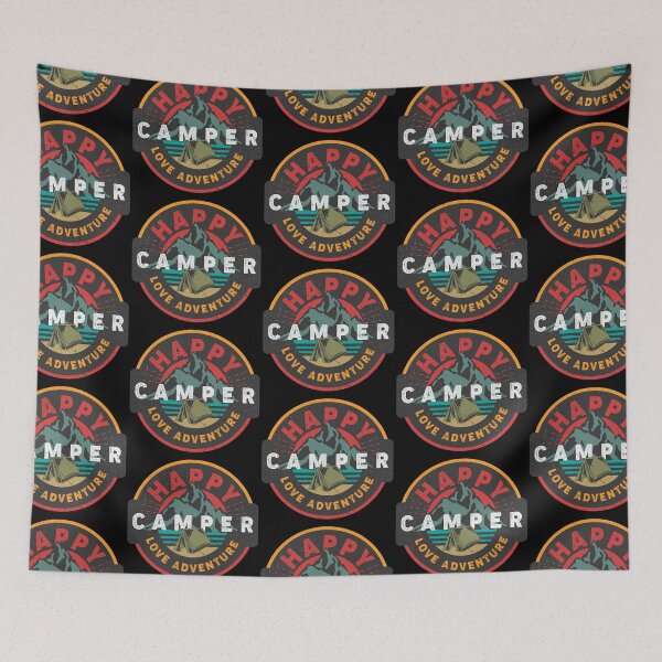 Item preview, HAPPY CAMPER Love Adventure designed and sold by Jandsgraphics.