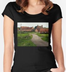 Wellow, a Quiet Corner. Women's Fitted Scoop T-Shirt