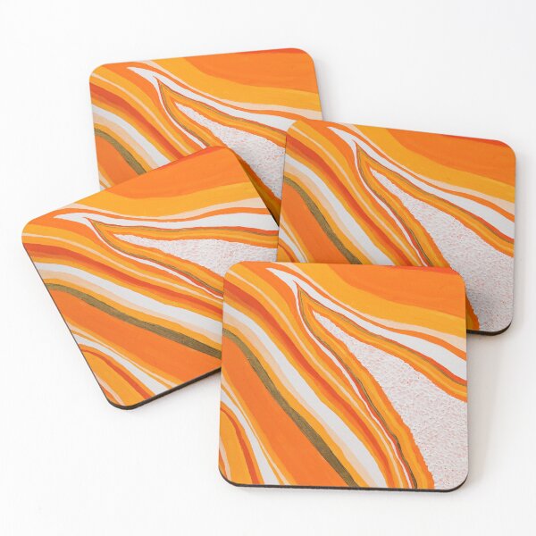 Item preview, Orange Geode Inspired Painting designed and sold by colormemichelle.