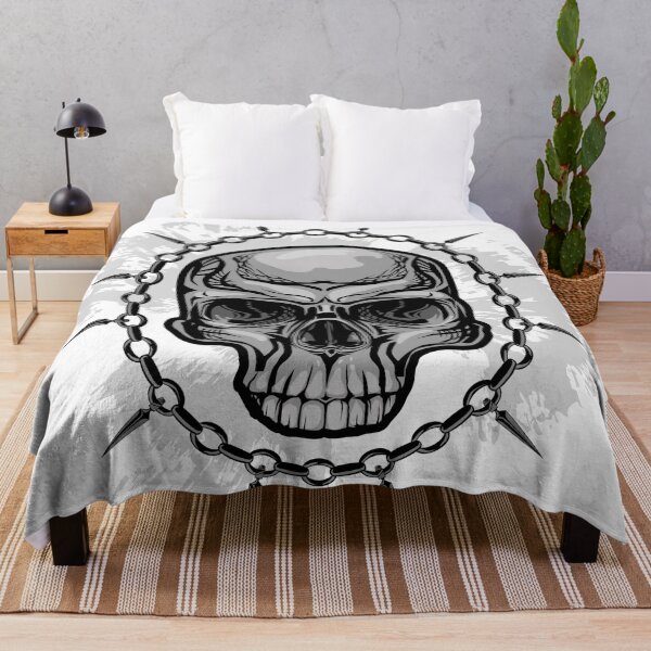 Item preview, Gray Skull - Grunge - Punk Rock designed and sold by Saturn Mars.