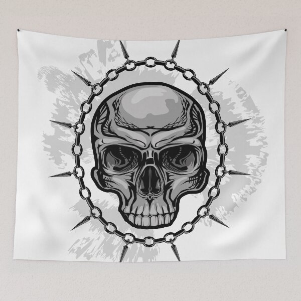 Item preview, Gray Skull - Grunge - Punk Rock designed and sold by Saturn Mars.
