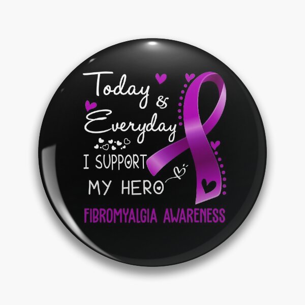 Item preview, Today And Everyday I Support My Hero Fibromyalgia Awareness Warrior Gifts designed and sold by hvoid41.