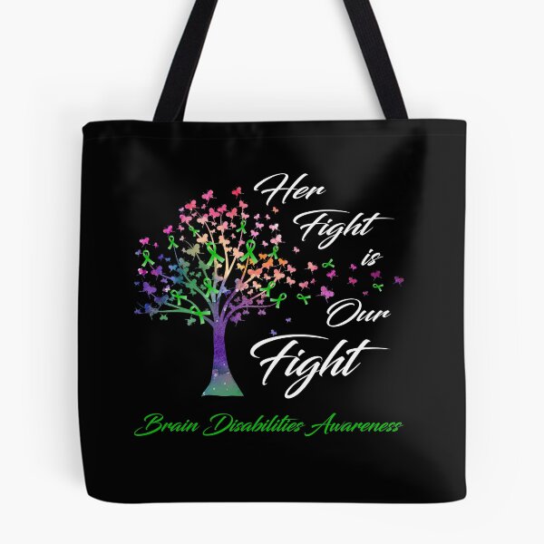 Item preview, Her Fight Is Our Fight Brain Disabilities Awareness designed and sold by Gillosina.