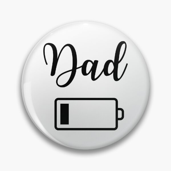 Item preview, Dad Battery Low designed and sold by Cool-M-Apparel.