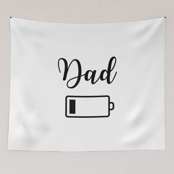 Item preview, Dad Battery Low designed and sold by Cool-M-Apparel.